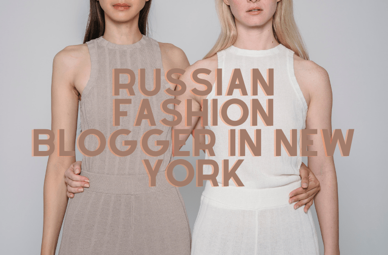Russian Fashion Blogger in New York